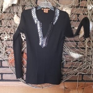 TORY Burch wool/cashmere sweater.